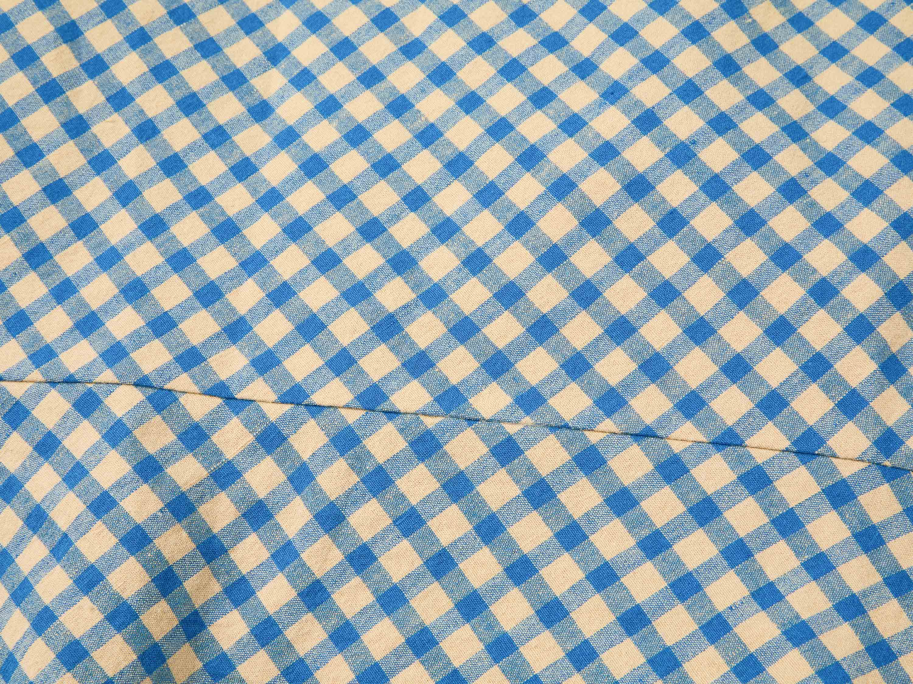 EP YAYING Cotton Check Pleated top
