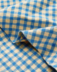 EP YAYING Cotton Check Pleated top