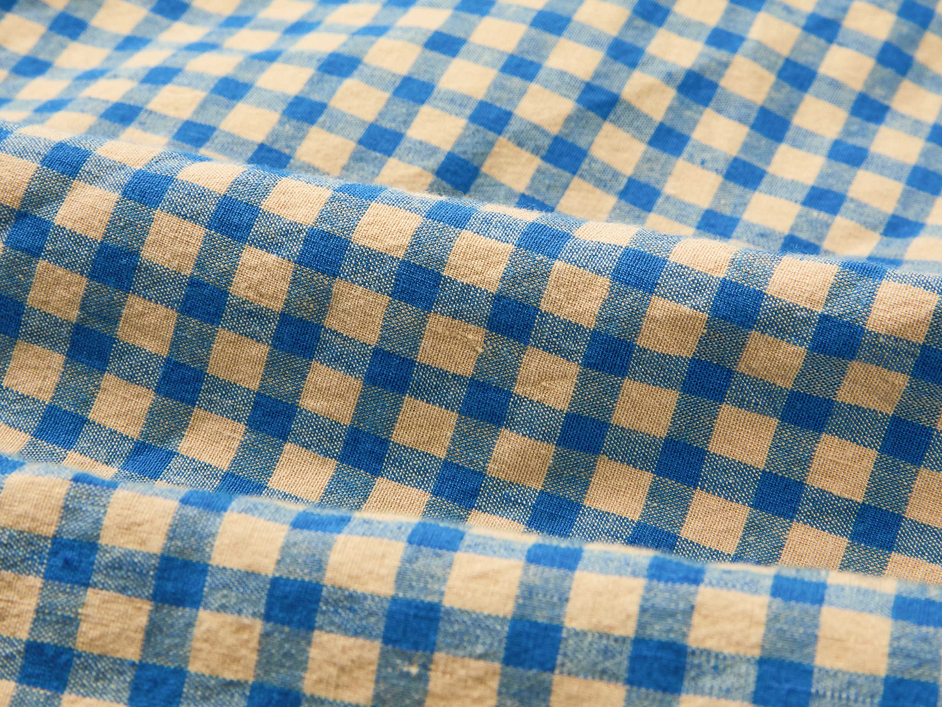 EP YAYING Cotton Check Pleated top