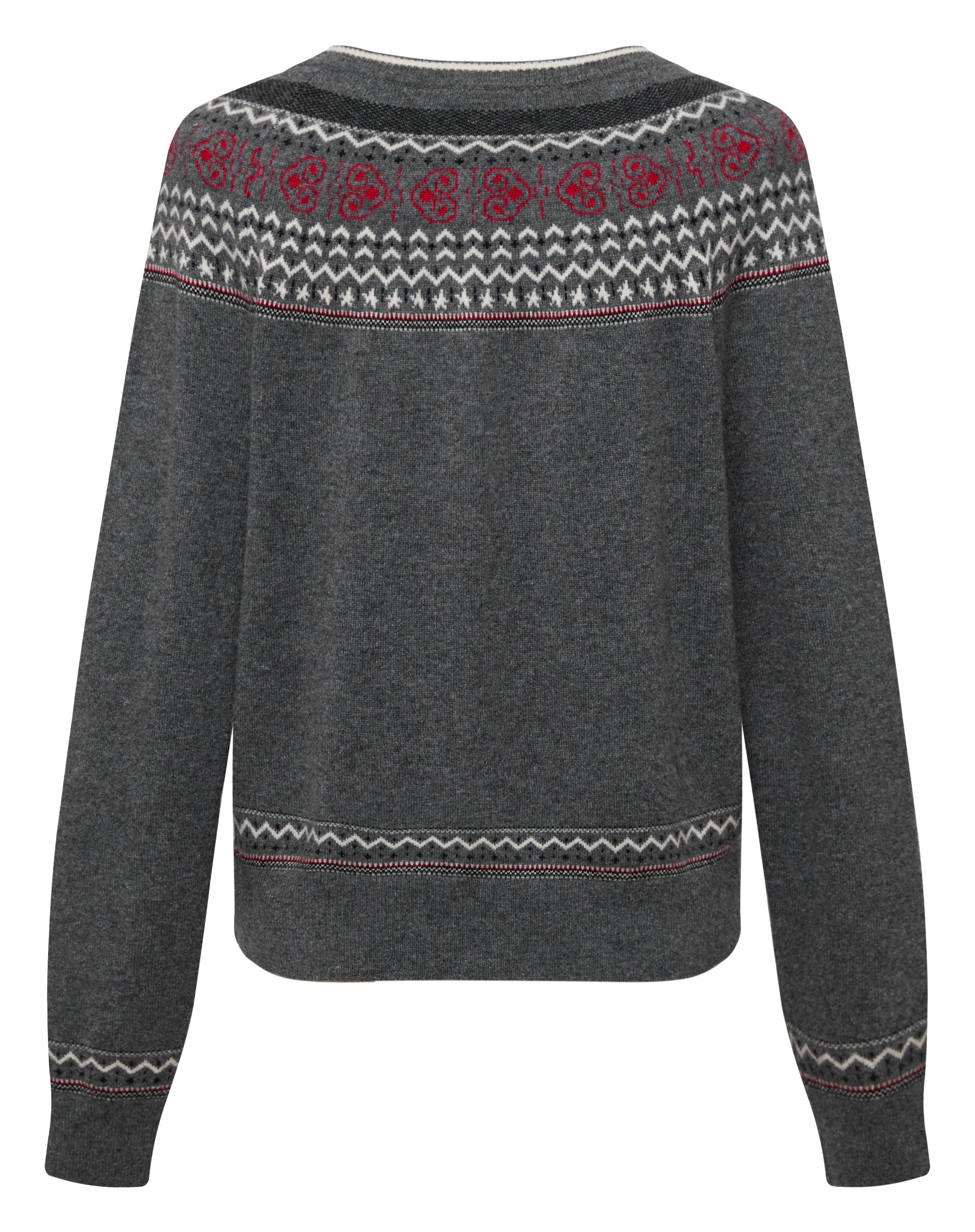 YAYING Ruyi Mountain Sea Jacquard Knit Cardigan