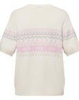 YAYING Ruyi Shanhai Jacquard Knit Short-Sleeve Sweater