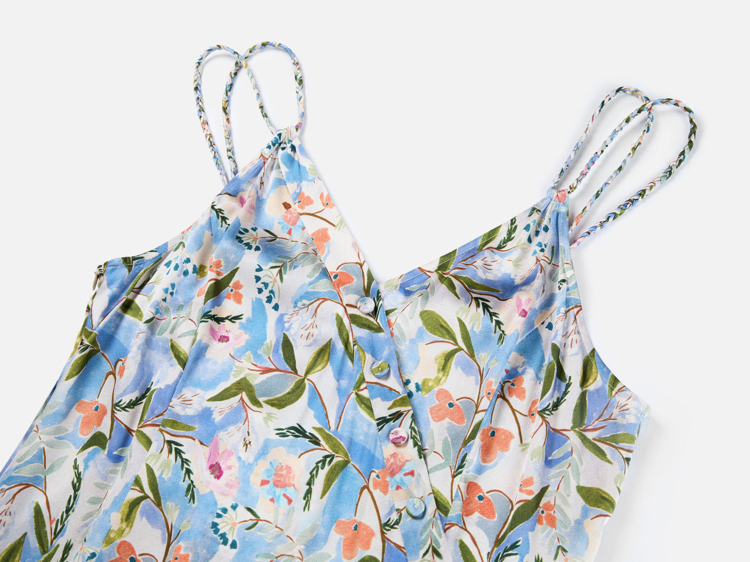EP YAYING Silk Suspenders Dress