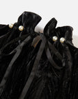 EP YAYING Stand-Collar Sleeveless Sequin Straight Dress