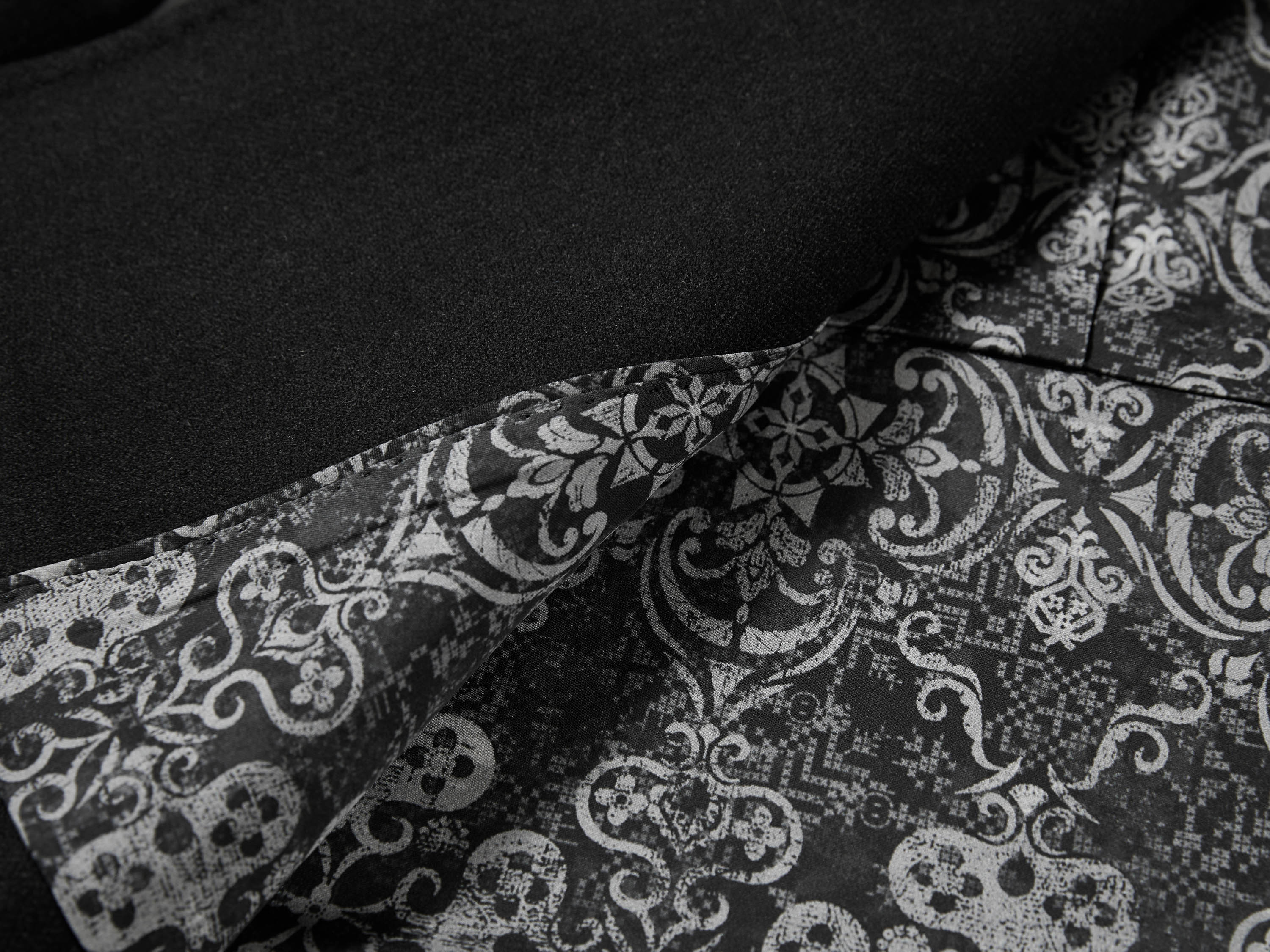 EP YAYING Chinese Stand-Collar Embroidered Wool Blazer