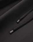 EP YAYING Lightweight Wool Relaxed Wide-Leg Pants in Deep Gray