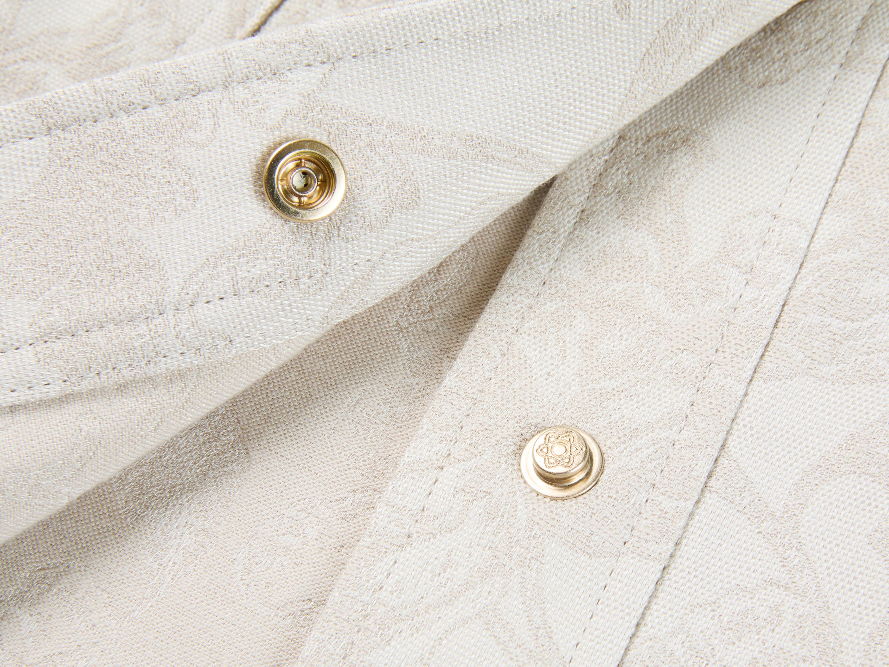 YAYING White Short Sleeve Button Shirt