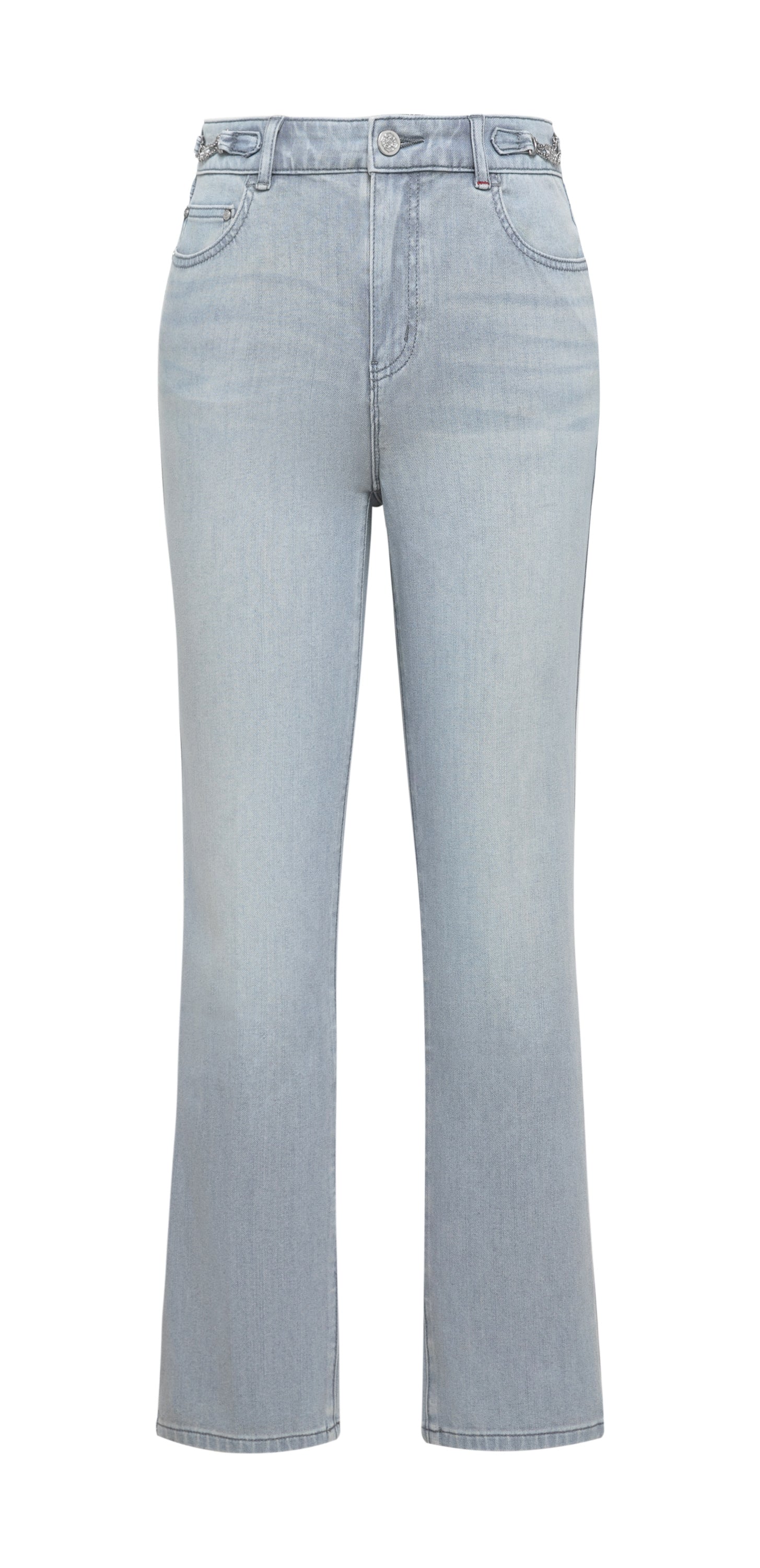 YAYING Light Wash Slim Jeans