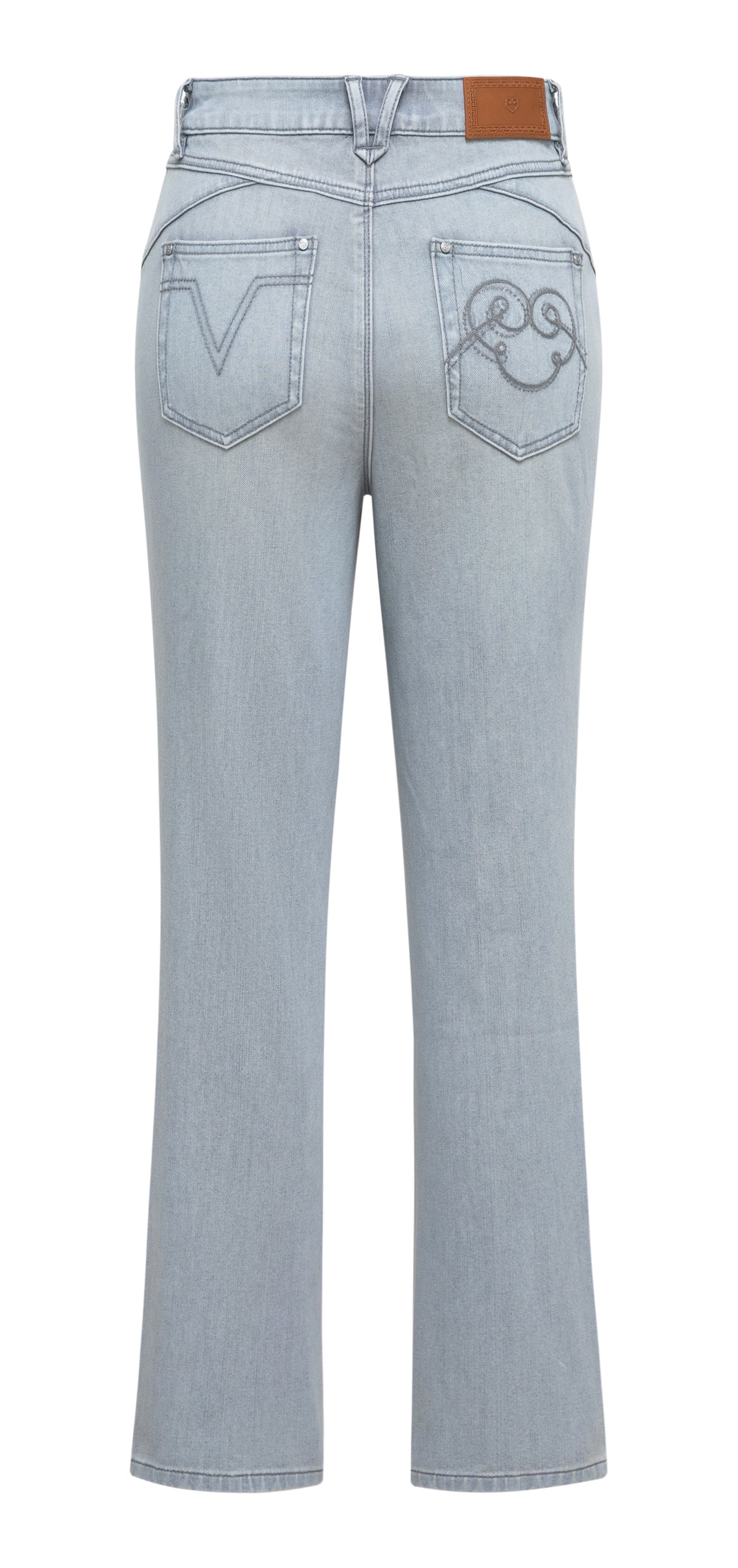 YAYING Light Wash Slim Jeans