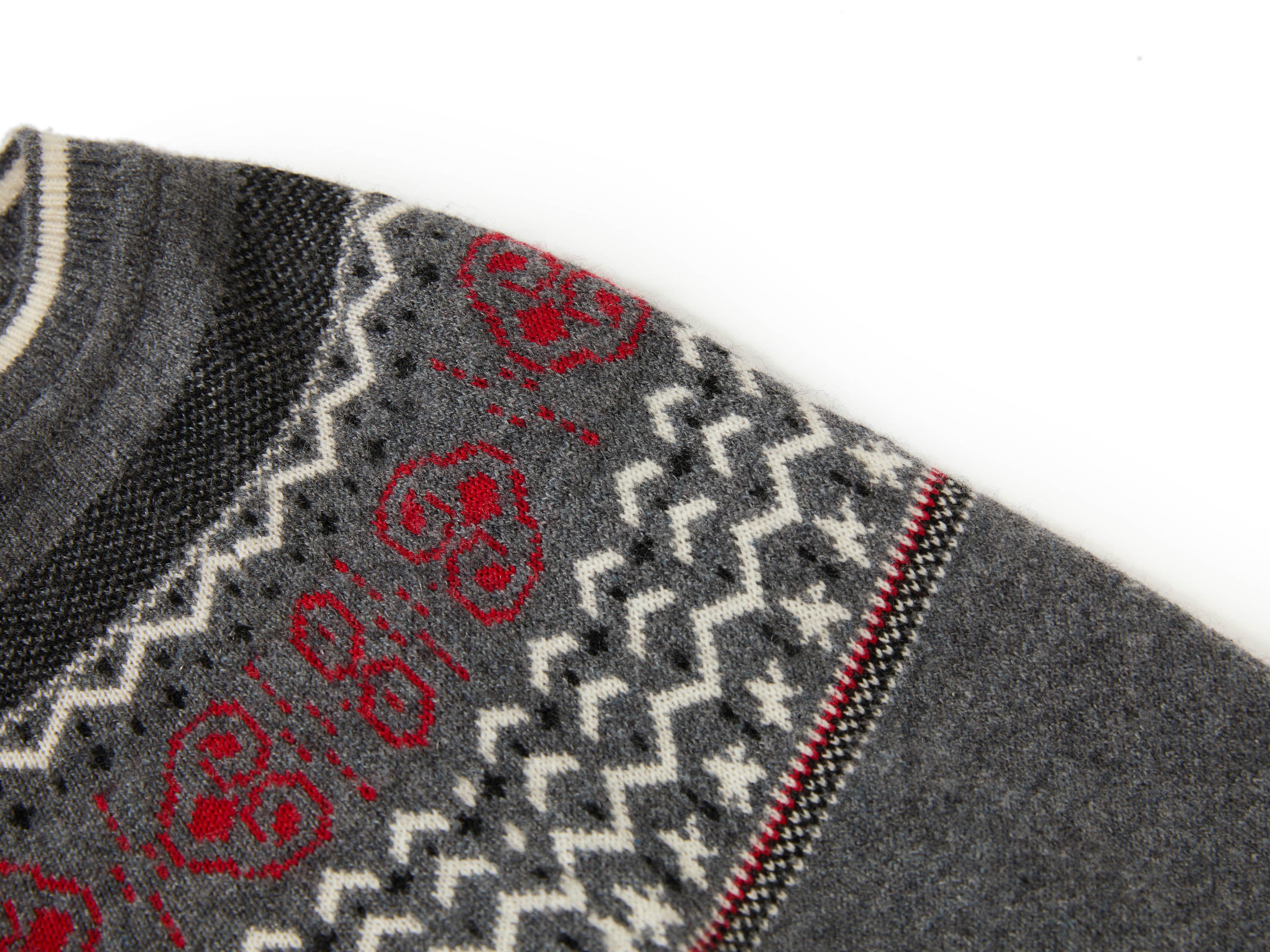 YAYING Ruyi Mountain Sea Jacquard Knit Cardigan