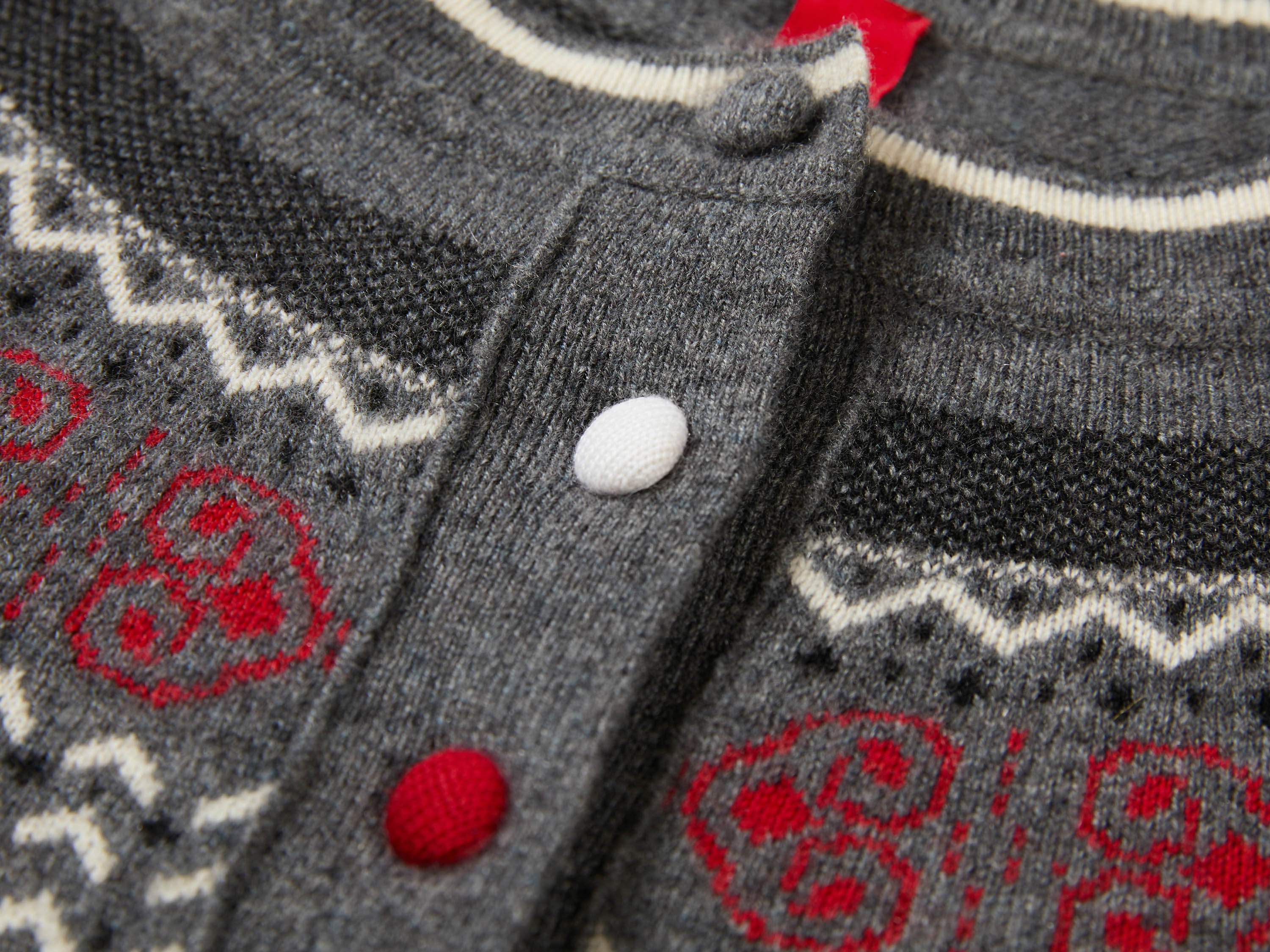 YAYING Ruyi Mountain Sea Jacquard Knit Cardigan