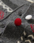YAYING Ruyi Mountain Sea Jacquard Knit Cardigan