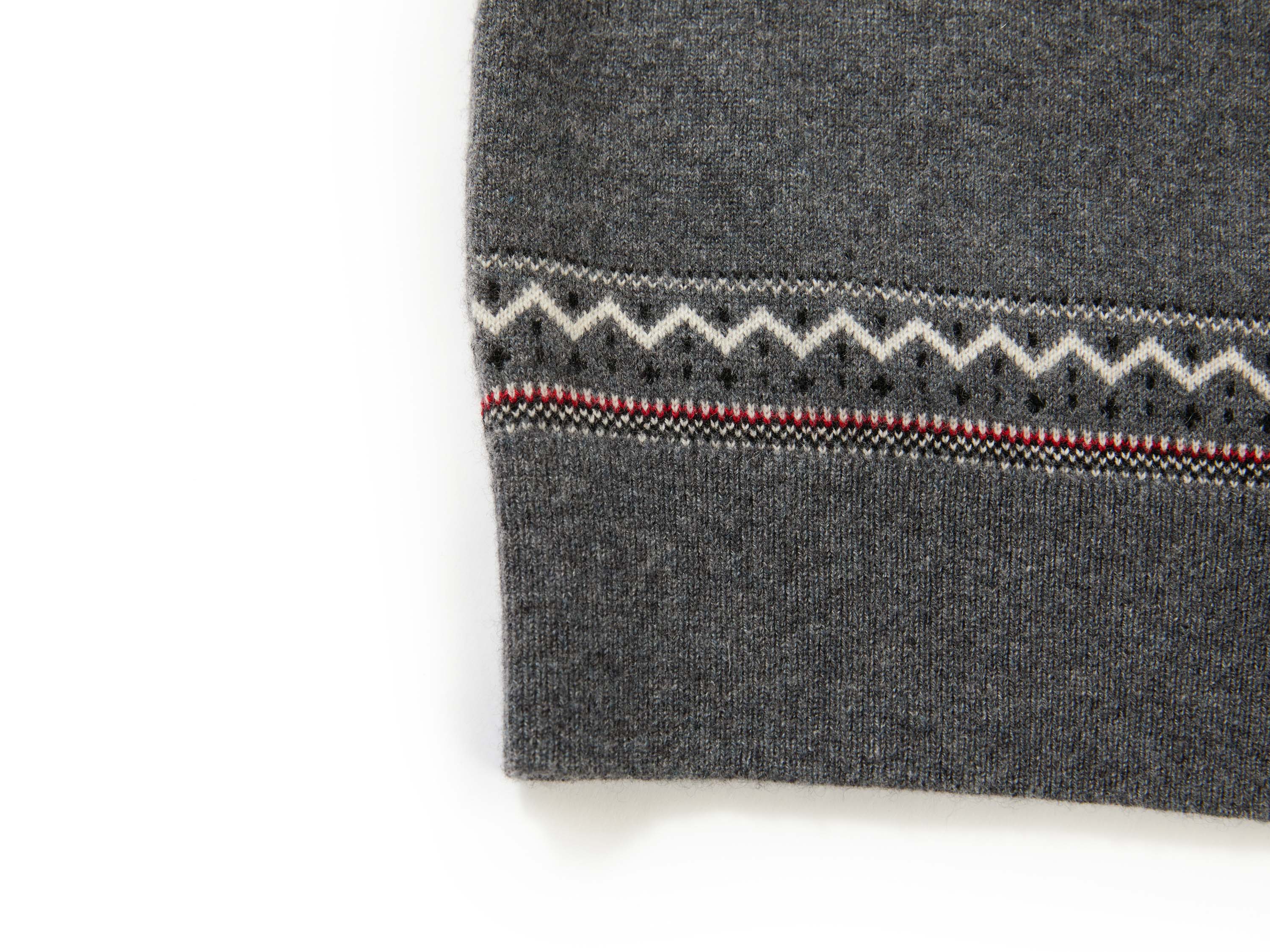 YAYING Ruyi Mountain Sea Jacquard Knit Cardigan