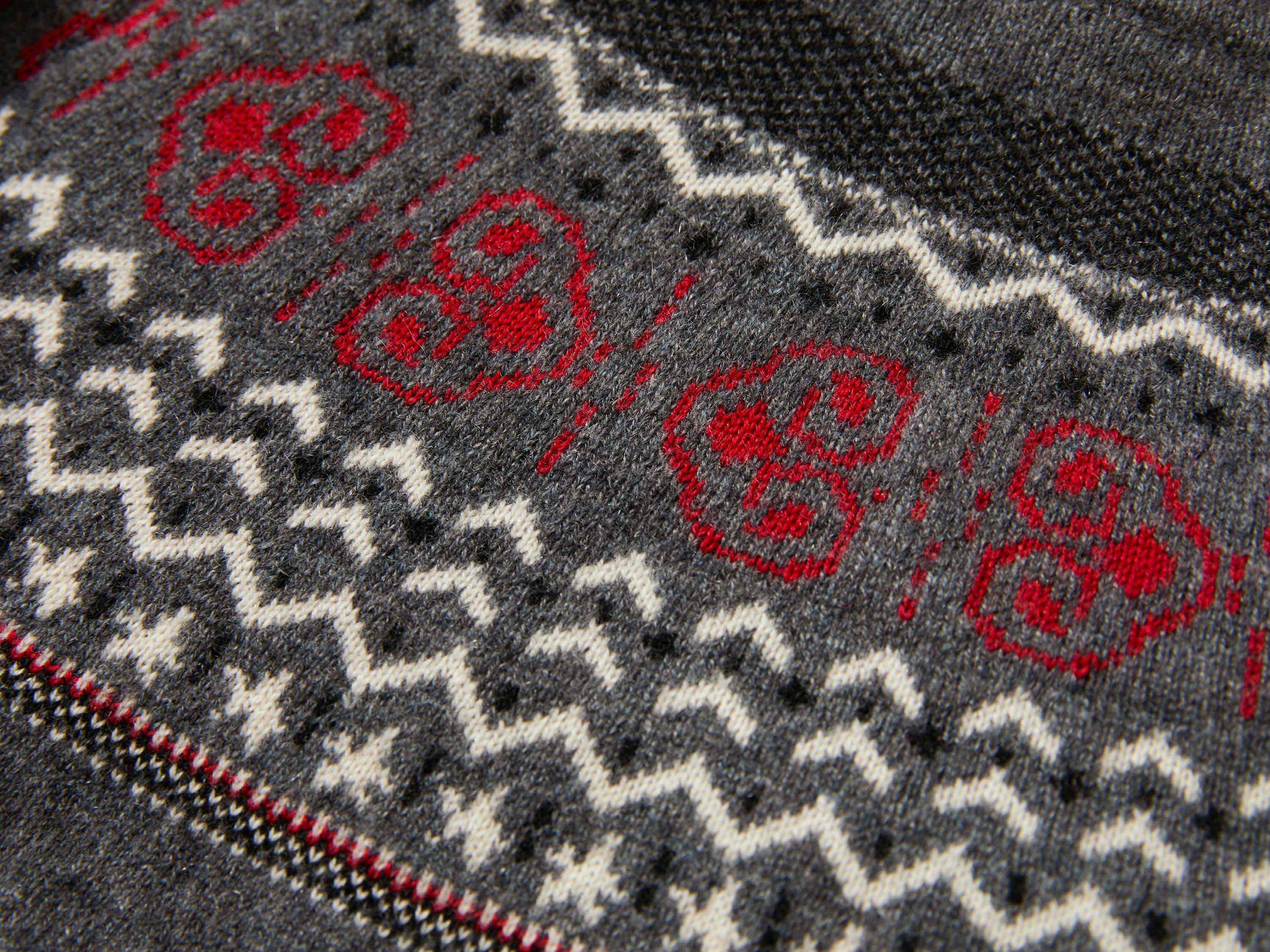YAYING Ruyi Mountain Sea Jacquard Knit Cardigan
