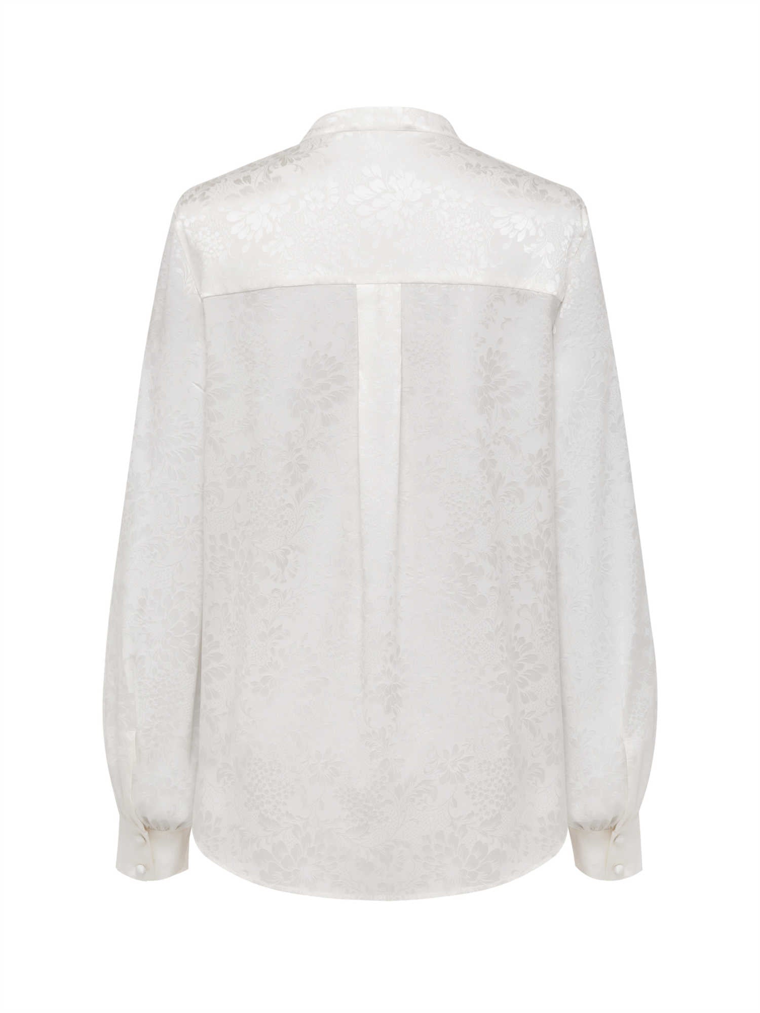 EP YAYING Silk Jacquard Shirt