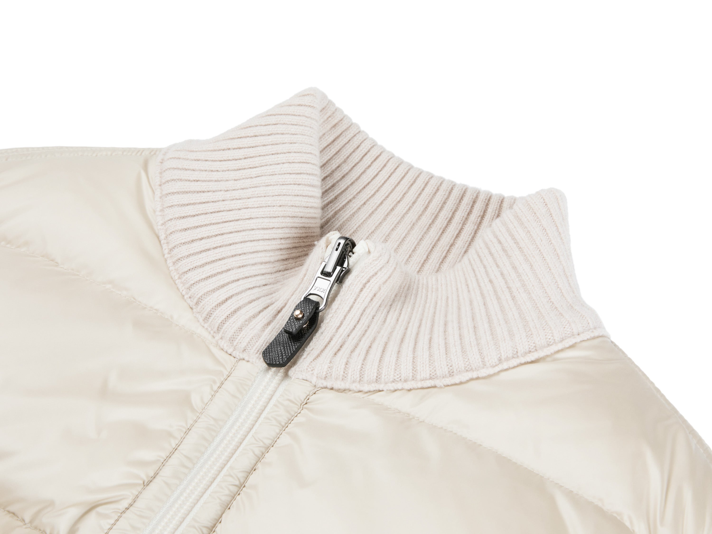 YAYING White Stand Collar Goose Down Vest