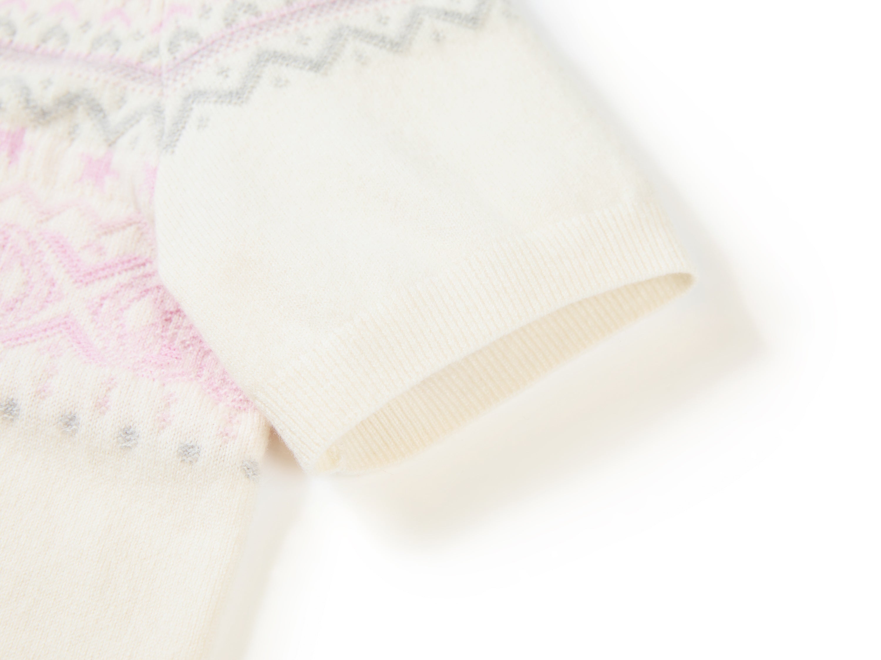 YAYING Ruyi Shanhai Jacquard Knit Short-Sleeve Sweater
