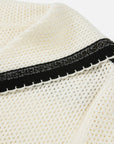 EP YAYING Short Sleeve Cotton Knitted Blazer Cardigan