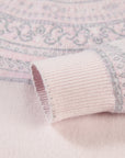EP YAYING High-Waist Wide-Leg Embroidered Wool Trousers