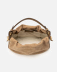 EP YAYING Matte Cowhide Bucket Bag (Small)