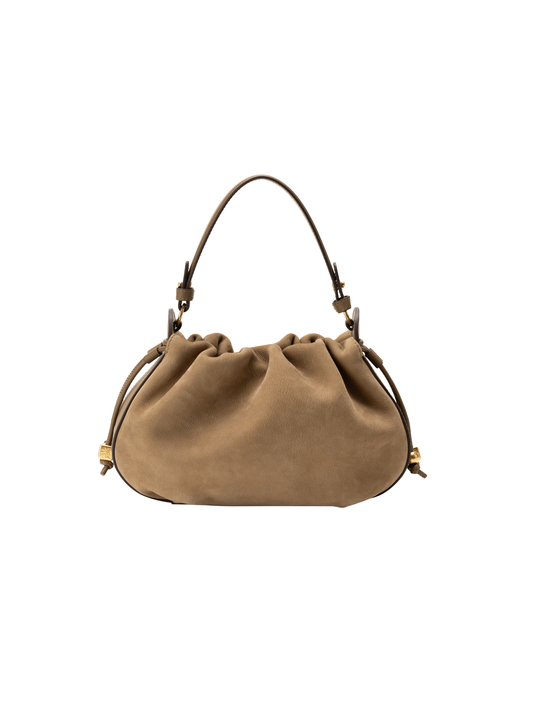 EP YAYING Matte Cowhide Bucket Bag (Small)