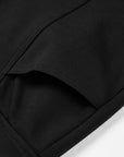 EP YAYING Double-Faced Knit High-Waisted Flared Pants