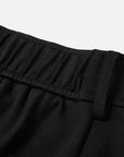 EP YAYING Double-Faced Knit High-Waisted Flared Pants