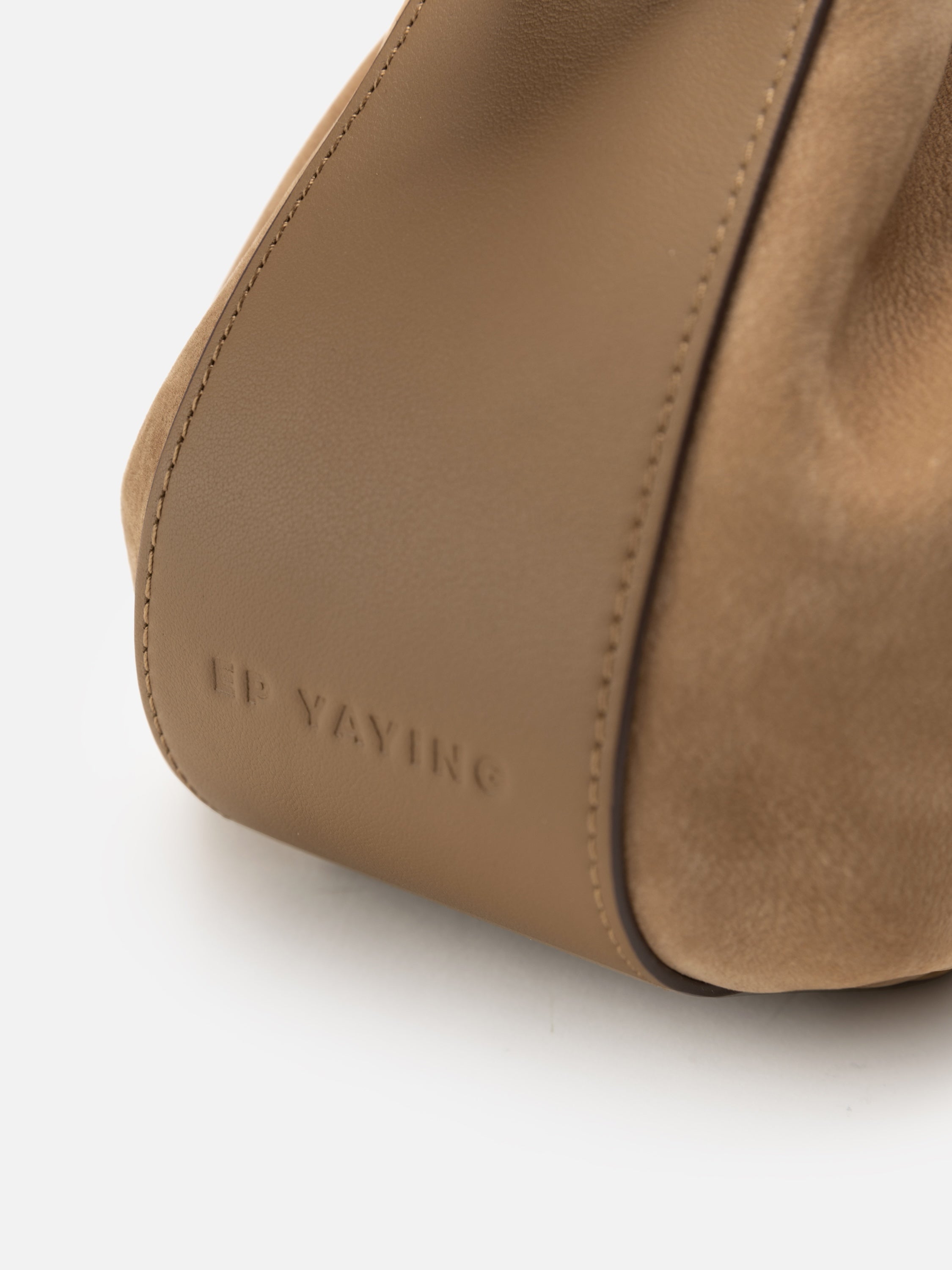 EP YAYING Matte Cowhide Bucket Bag (Small)