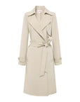 YAYING Mulberry Long Trench Coat EGJPS7302AG
