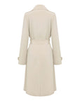YAYING Mulberry Long Trench Coat EGJPS7302AG