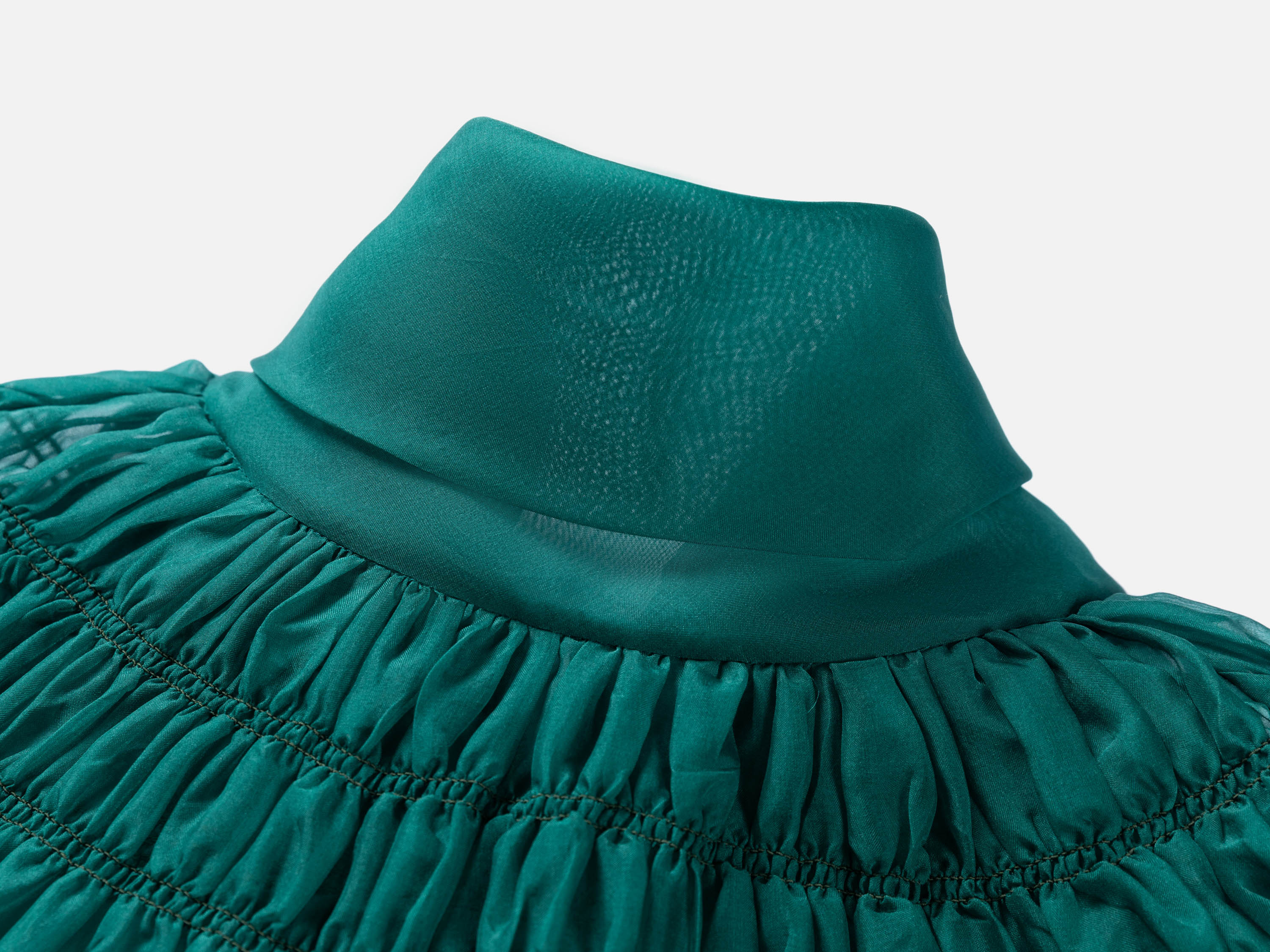 EP YAYING Green Sheer Blouse