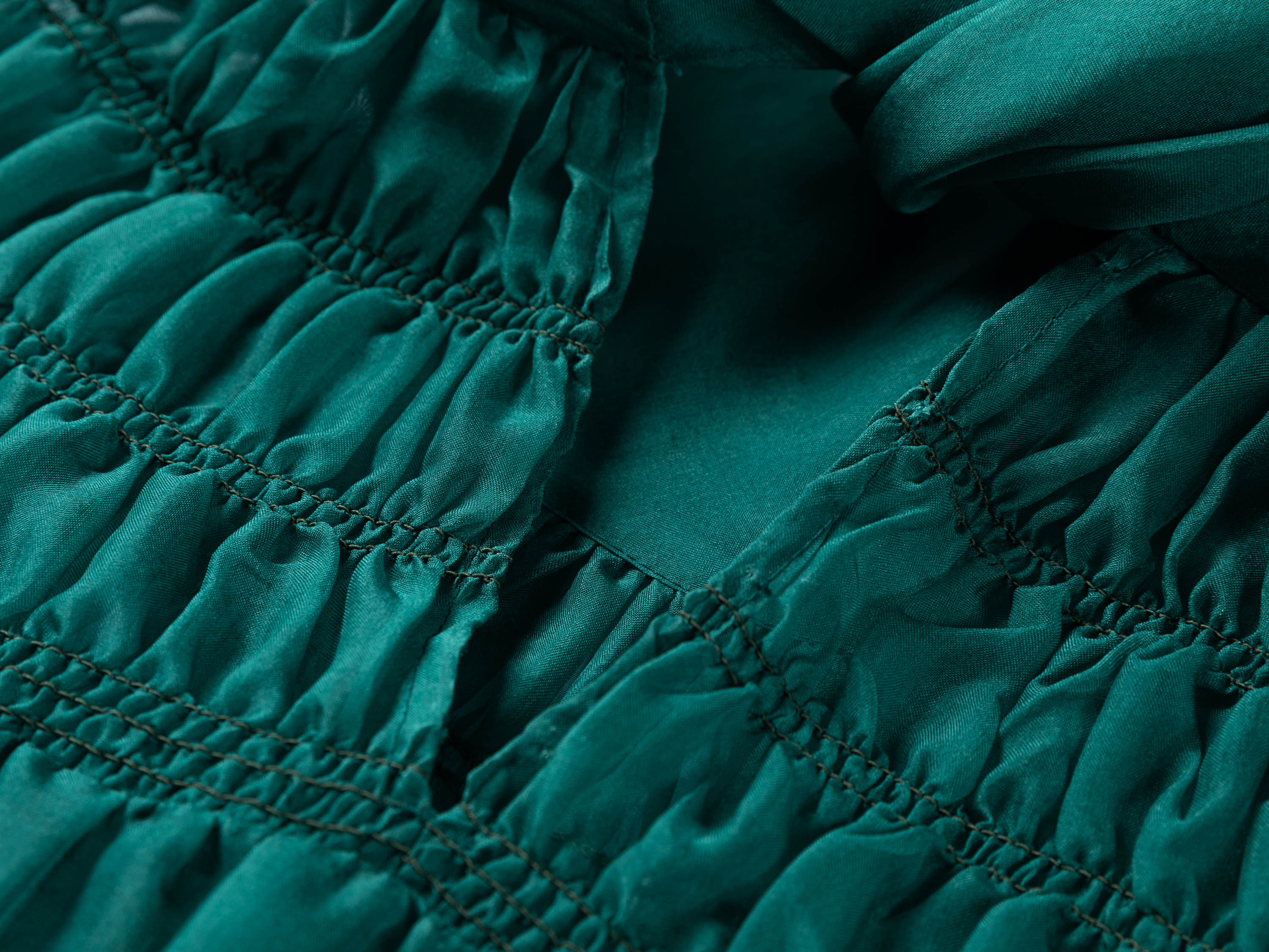 EP YAYING Green Sheer Blouse