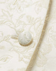 EP YAYING Mulberry Silk Wool Jacquard Blazer Coat