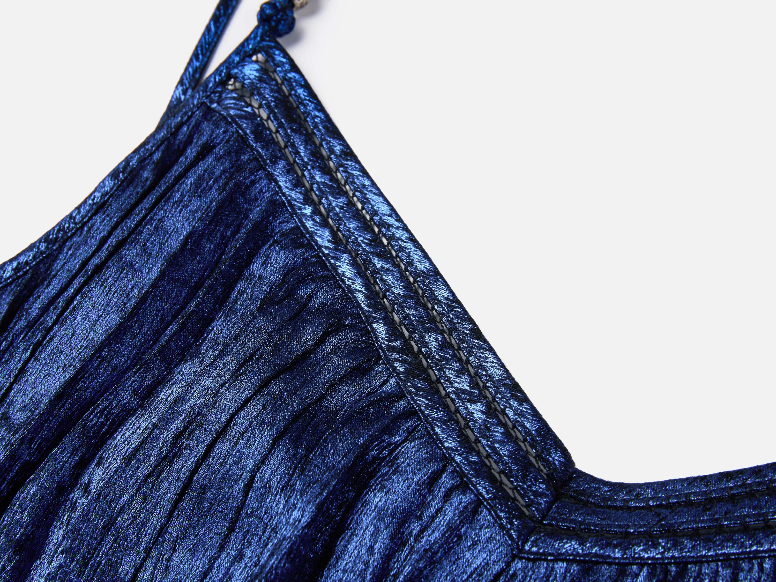 EP YAYING Elegant Pleated Waist-Cinching Slip Dress