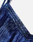 EP YAYING Elegant Pleated Waist-Cinching Slip Dress