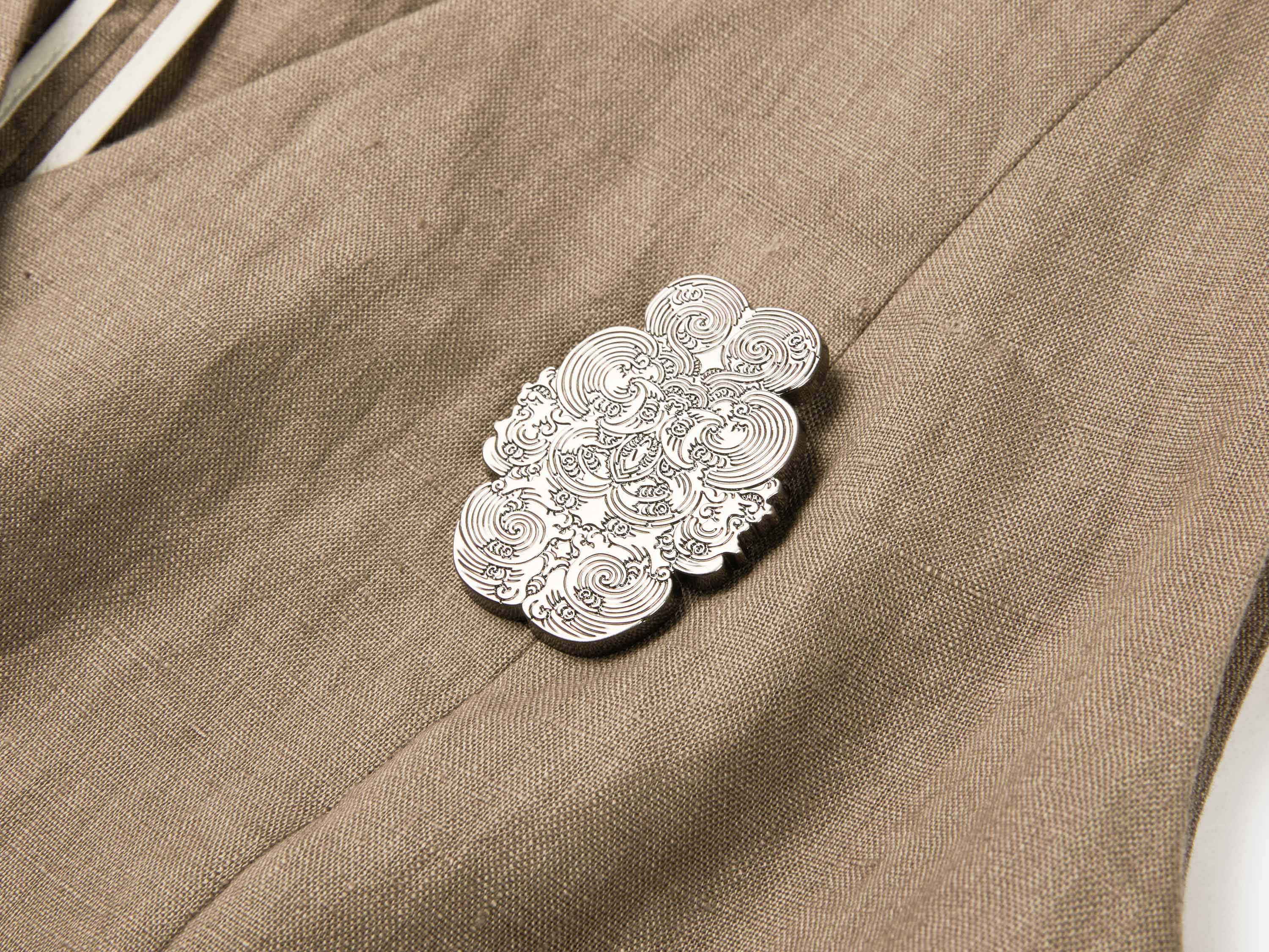 EP YAYING 100% Linen Mandarin Collar Frog Button Vest