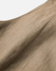 EP YAYING 100% Linen Mandarin Collar Frog Button Vest