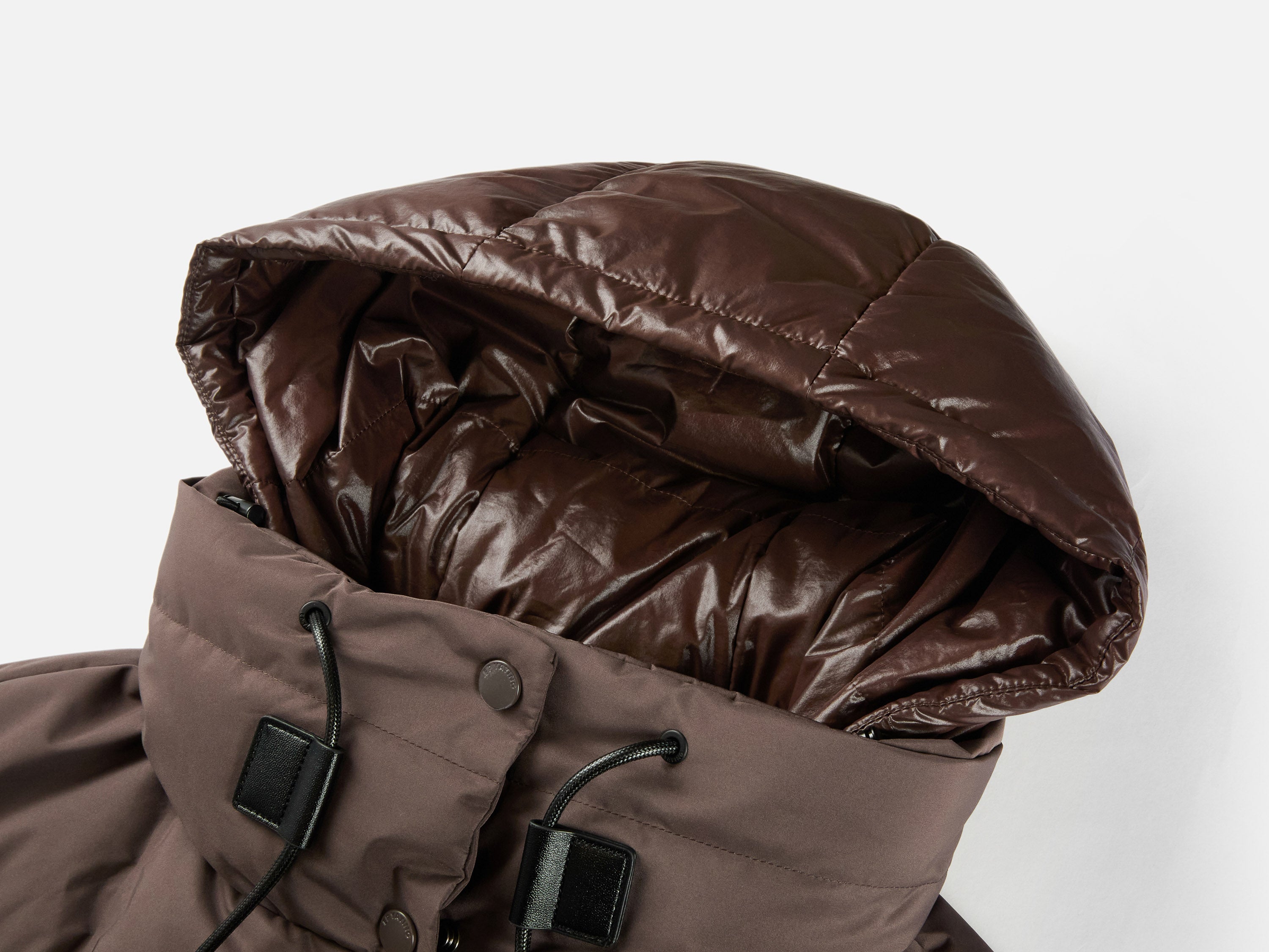 YAYING Brown Long Down Coat