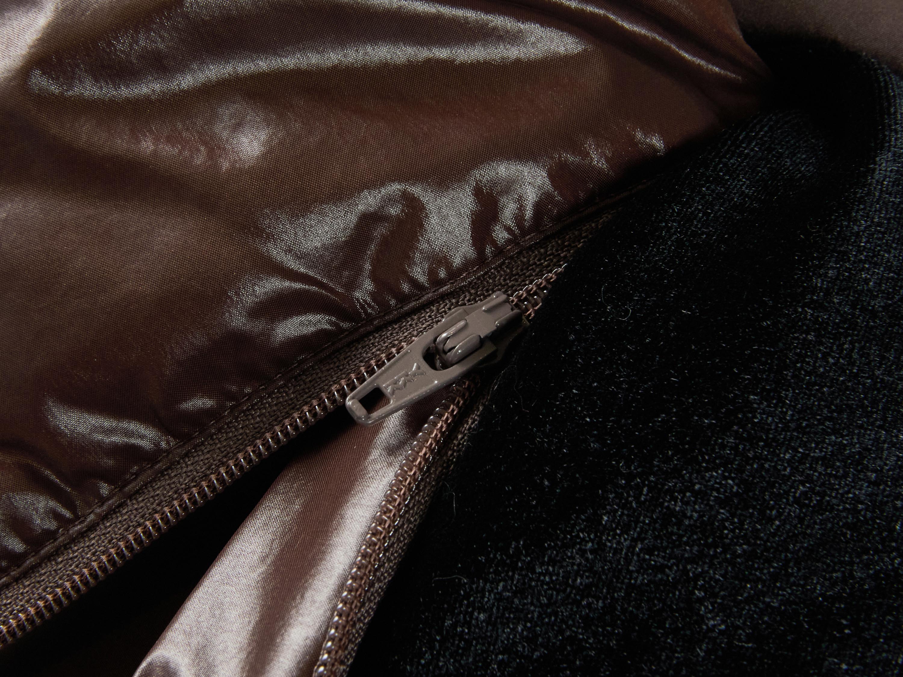 YAYING Brown Long Down Coat