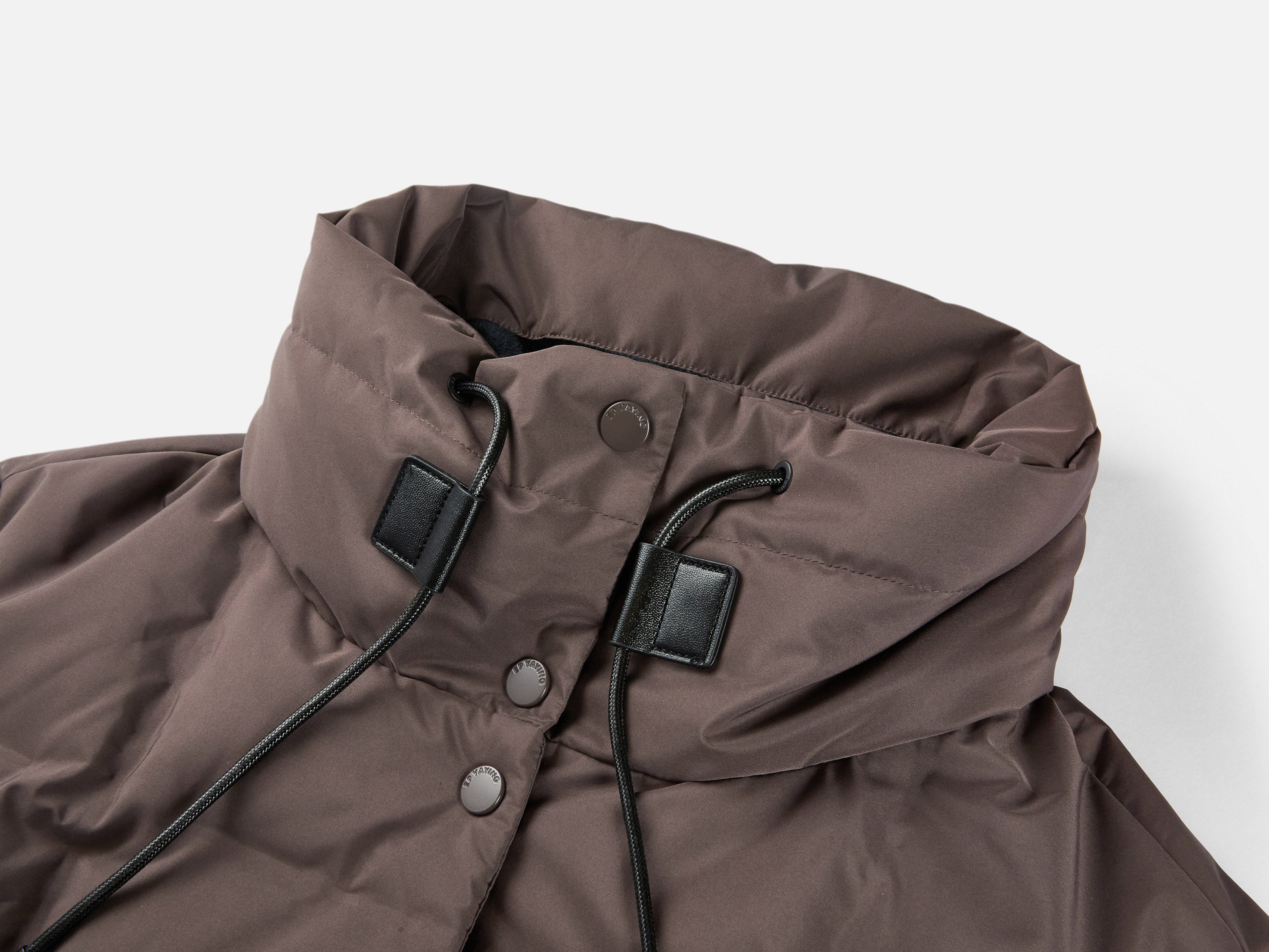 YAYING Brown Long Down Coat