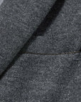 EP YAYING Honeycomb Knit Waisted Fitted Blazer