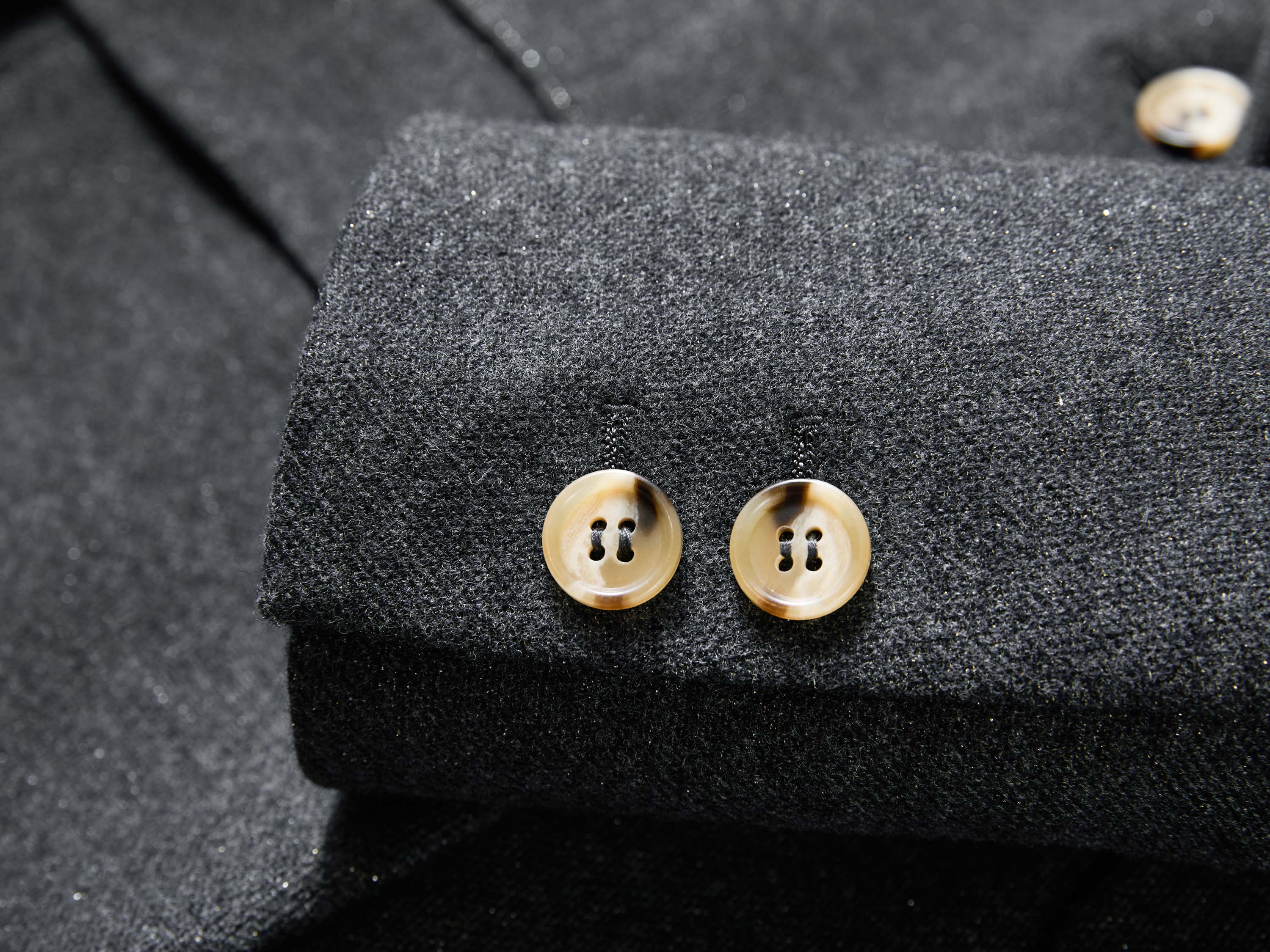 EP YAYING Honeycomb Knit Waisted Fitted Blazer
