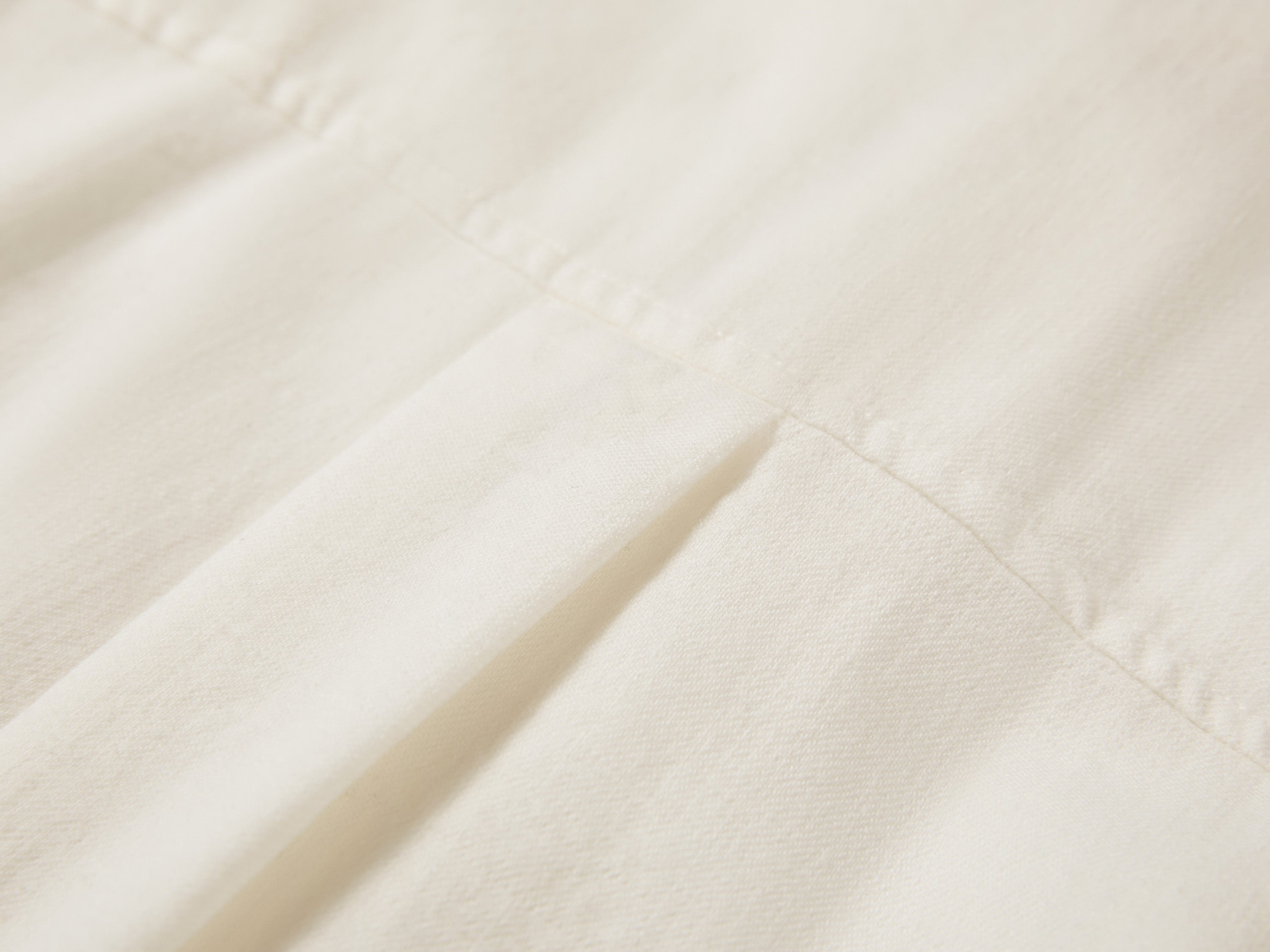 EP YAYING White Ruffle Stand Collar Wool Blouse