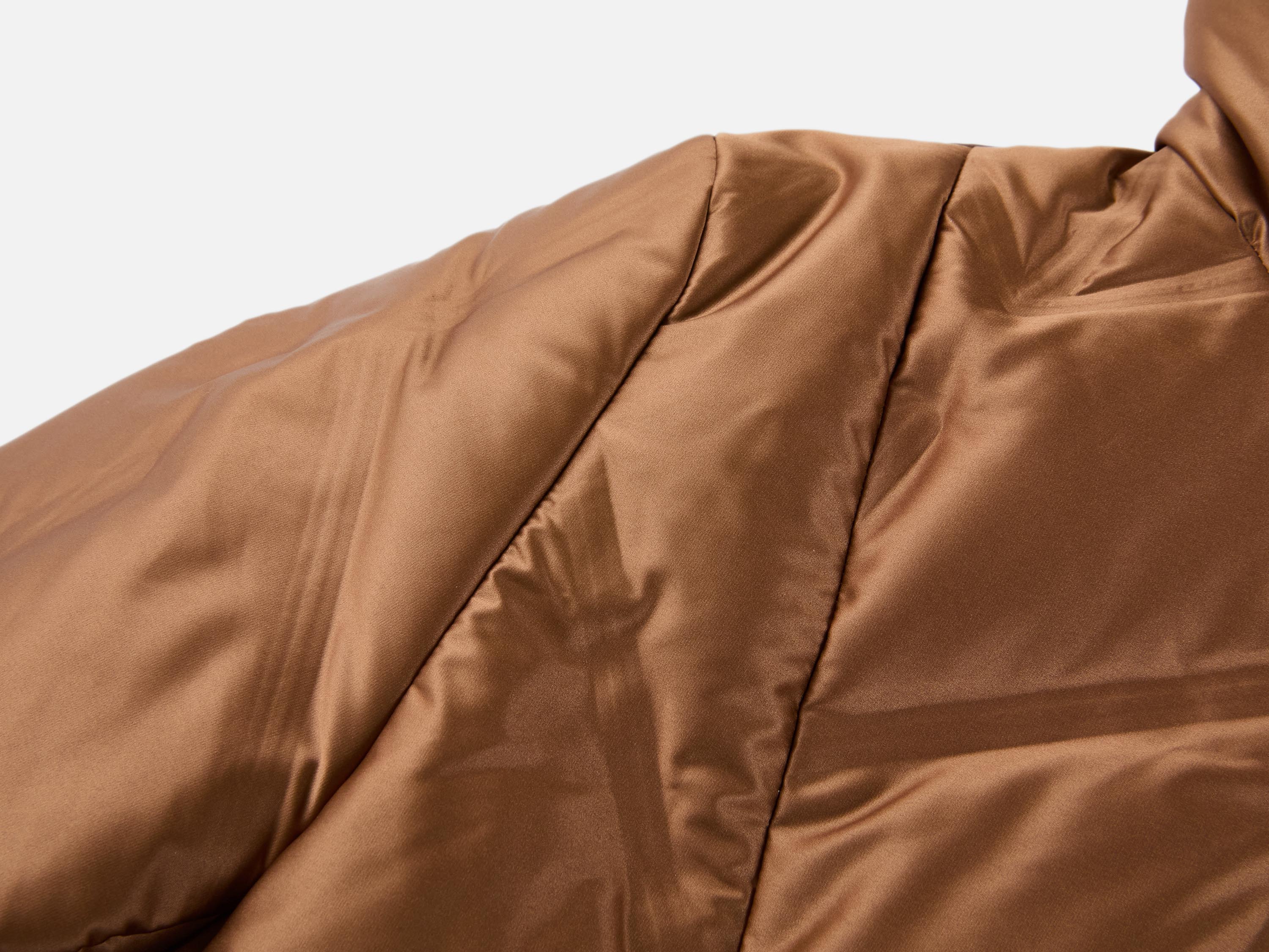 EP YAYING Brown Fitted Puffer Jacket