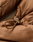 EP YAYING Brown Fitted Puffer Jacket