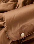 EP YAYING Brown Fitted Puffer Jacket