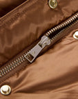 EP YAYING Brown Fitted Puffer Jacket