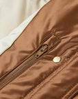 EP YAYING Brown Fitted Puffer Jacket