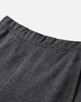 EP YAYING Honeycomb Knit Wide-Leg Trousers