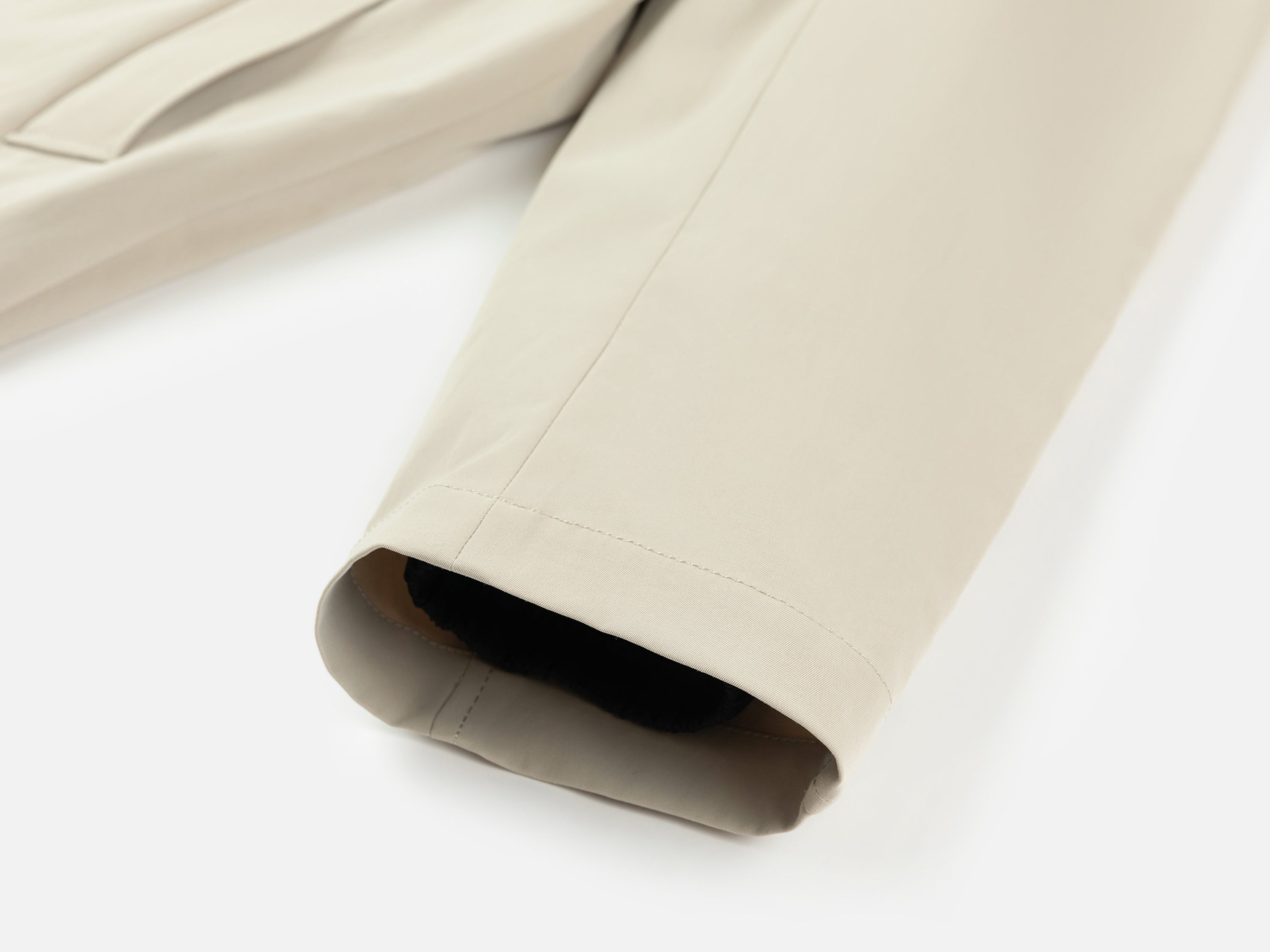 EP YAYING Reversible Long H-Line Over-the-Knee Trench Coat