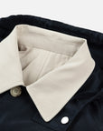 EP YAYING Reversible Long H-Line Over-the-Knee Trench Coat